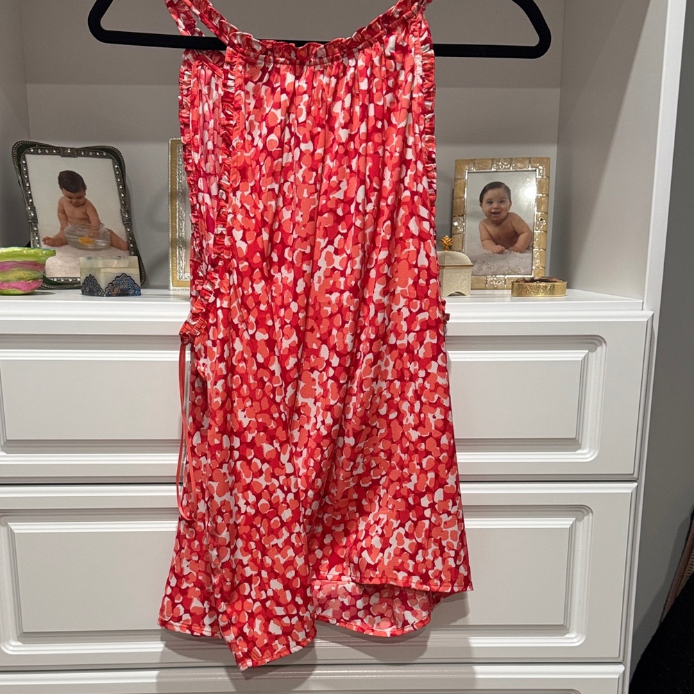 Liverpool Red and Pink Women's Blouse